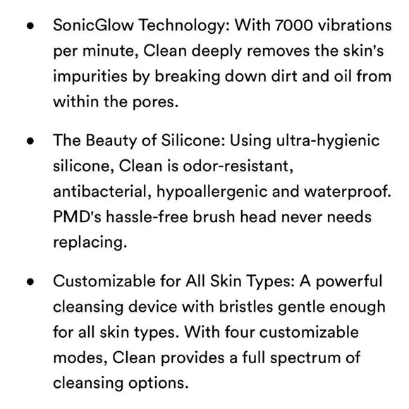 NIB! PMD Clean Smart Cleansing Facial Device in Teal - Picture 12 of 12